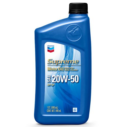 CHEVRON SUPREME 20W-50